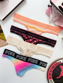 Victoria’s Secret PINK tanga nohavičky XS - 9