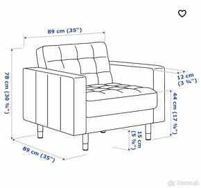 IKEA sedacia súprava LANDSKRONA - 9