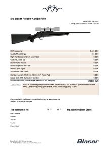 Blaser R8 Professional 6,5x55 SE, FRONTIER 30 SF 4-24x50 - 9