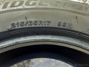 215/65 r17 zimné pneumatiky 4ks Bridgestone - 9