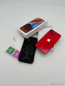 iPhone 14 128GB Product Red KOMPLET (95% Batéria) + DARČEK - 9