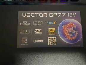 MSI Vector GP77 17": i7 13700H, SSD 1TB, RTX 4070 8GB - 9