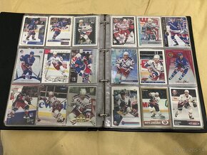 Album NHL hokejových kartičiek 90.s,00.s,10.s - 9