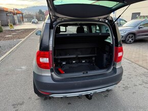 ► ŠKODA YETI 2,0 TDI 4x4 - 103 kW, PARK. SENZORY, NAVI◄ - 9