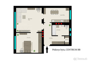 PRIAME CENTRUM / 2i byt / KUZMÁNYHO ULICA / 63 m2 / - 9