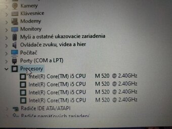 predám HP elitebook 8440p - Intel core i5 - 4gb ram - ssd - 9