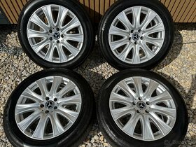 Mercedes Originál Kolesá R18 ET41 5X112 245/50 letné pneu - 9