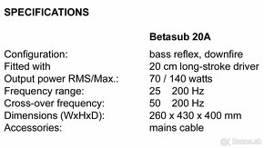 Magnat Betasub 20A - 9