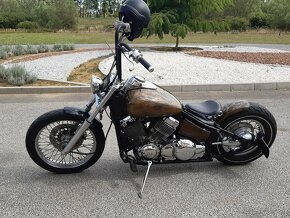 YAMAHA 650 Dragstar bobber - zimná cena - 9