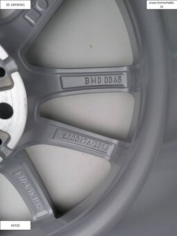 Bmw Original alu disky R17 7,5X17 ET30 5X112 1259 - 9