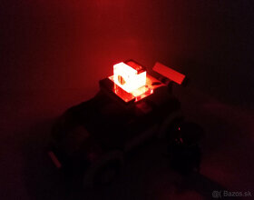 LED LEGO POLICAJNÉ SVETLO, BLIKÁ ČERVENÁ-MODRÁ - 9