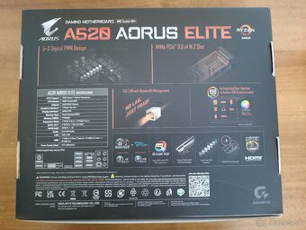 GIGABYTE A520 AORUS ELITE, AM4, záruka - 9