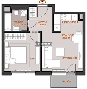 | svetlý 2i apartmán v modernej novostavbe OVOCNÉ SADY, Ruži - 9