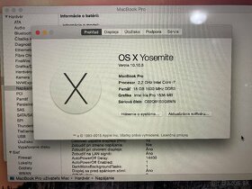 Apple MacBook Pro 15" Mid 2015 i7 2.2GHz/16GB/256GB - 9