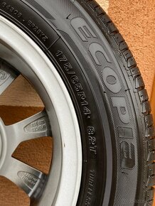 5x100 R14 5J ET35 Škoda + 175/65 R14 Bridgestone - 9