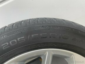 5x114,3 r16 originál Alu disky Toyota + zimné pneu 205/55/16 - 9