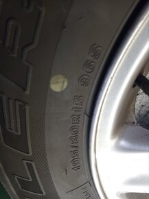 Predám pneumatiky +disky 195/80r15 land Rover frelander - 9