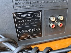 Tape deck Fisher CR 37 - 9