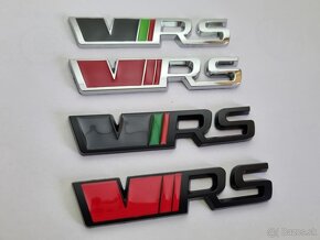 SKODA VRS LOGO RS NAPIS ZNAK RS - 9