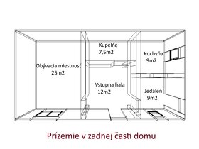 Rodinný dom poschodový - dvojgeneračný obec Hronské Kľačany - 9