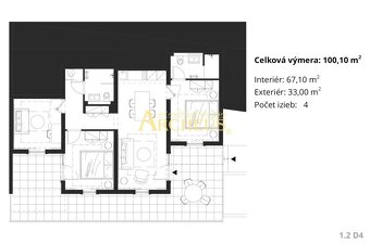 4-izbový apartmán v Chorvátsku, okolie Zadaru - 9