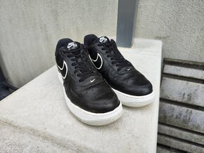 NIKE AIR FORCE 1 Low - Black & White, Originál vel. 42.5 EUR - 9