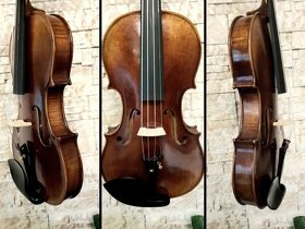 husle 4/4 model Stradivari ( orange-brown oil) - 9