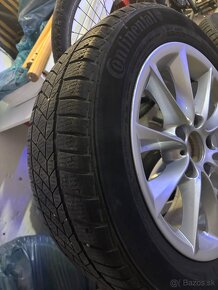 Zimné pneumatiky +disky Continental 205/55 R16 91 h ms - 9