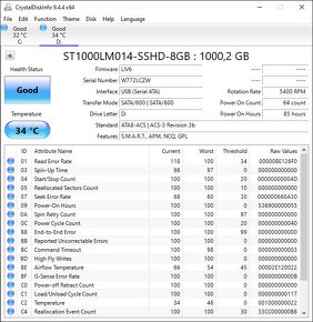 2,5" HDD 1000GB - 9