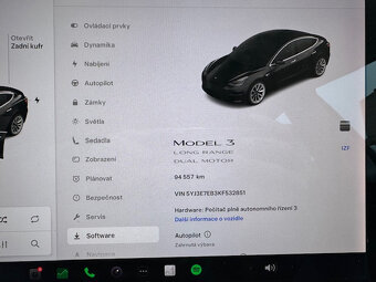 Tesla Model 3 LR 484PS AWD 19“ kolesá FSD 94 600 km, čierna - 9