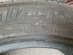 205/55r17 letné 4 ks MICHELIN dezén 7,2-6,2 mm - 9