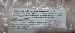 Univerzálna taška na bicykel nový - 9