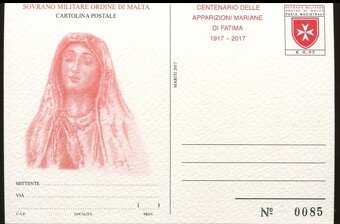 2017 Spoločné vydanie Fatima 100 r. zjavenia Marie vo Fatime - 9