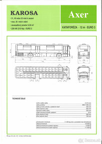 Prospekty - Autobusy Karosa 6 - 9