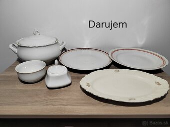 Porcelán, keramika, ružový porcelán, kuchynske sady - 9