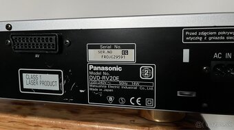 Panasonic DVD-RV20E, Japan, DVD audio - 9