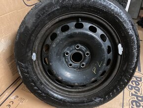 Disky plechové 5x112 R16 + zimné 205/55 R16 - 9