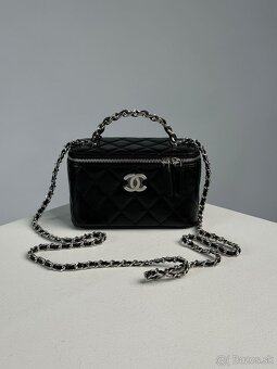 Kabelka Chanel Classic Black Lambskin Pearl Crush Vanity - 9