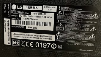 LG Smart TV - uhlopriečka 123 (49") 49UF6857 - 9