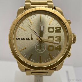 Zlaté hodniky DIESEL - Chronograph Gold, Originál s balením - 9