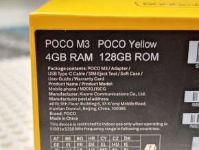 Xiaomi Poco M3 dual sim 6000 mAh baterka 4 GB RAM, 128 GB 4G - 9