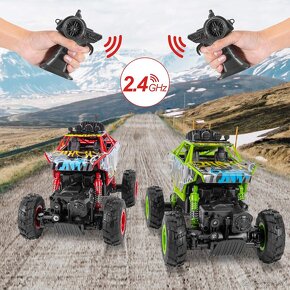 2x RC Terénny Jeep King Turned 2,4 GHz, 6x batéria, 4WD - 9