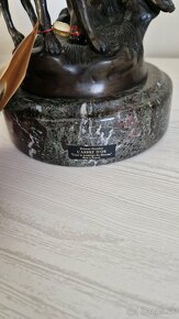 2 bronzove sochy  s certifikátom - 9