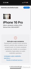 Predam Apple iPhone 16 PRO 256GB Black Nový Ne aktivovaný - 9