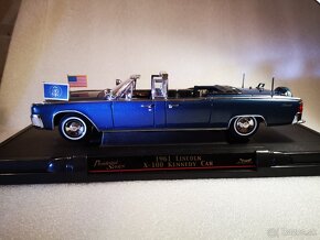 Predám kovový zberateľský model auta Lincoln X-100 Kennedy C - 9