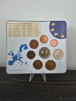 BU sady eurominci, euro mince 1 cent- 2€ nie PROOF - 9