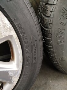 Predám tieto al.disky originál VW 5x112 R16 205/55 r16 - 9