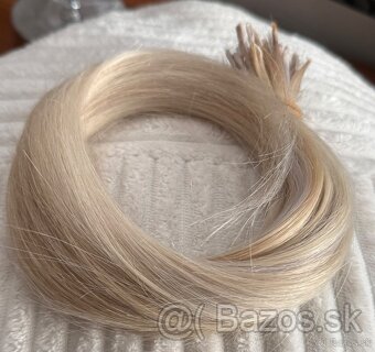 Ruske blond vlasy na predlzenie 65 -70 g dlzka 48-50 cm - 9