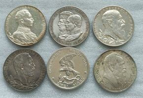 Strieborne mince 2,3,5 Marky - Nemecke cisarstvo - 9