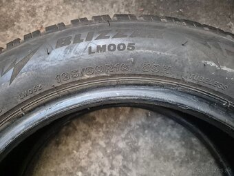 195/60 r16 zimné 4 ks BRIDGESTONE dezén 8,4 mm - 9